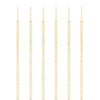 Set 100 Micro Brush, microaplicatoare extensii gene, sclipici galben