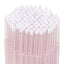 Set 100 Micro Brush, microaplicatoare extensii gene, sclipici roz