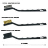 Set 9 pensule și perii profesionale pentru detailing și curățare interior-exterior auto
