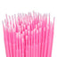 Set 100 Micro Brush, microaplicatoare extensii gene, roz