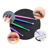 Set 100 Micro Brush, microaplicatoare extensii gene, bleu