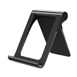 Suport universal de birou pentru telefon sau tabletă, pliabil și portabil, negru