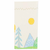 Covoraș din spumă reversibil pliabil 150x200 cm Ursuleți & Pădure, impermeabil și termoizolant pentru copii