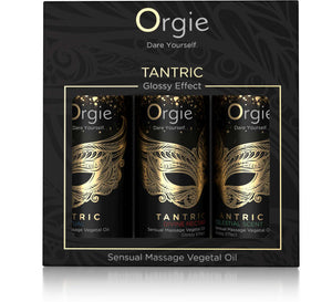 Set ulei pentru masaj ORGIE Tantric Therapy, 3 x 30 ml