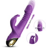 Vibrator Rabbit ZING cu 9 moduri de vibratii si incarcare magnetica, silentios, silicon premium, mov