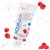 Lubrifiant AQUAglide Gel cu aroma zmeura, pe baza de apa, Joydivision, 100 ml