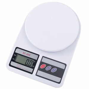 Cantar Digital de Bucatarie și Salon, 7 kg, Alb – Precizie Maxima pentru Uz Casnic și Profesional