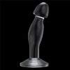 Dildo CRYSTAL 16.5 cm pentru stimulare punctul G si prostata, flexibil, transparent