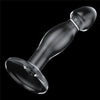 Dildo CRYSTAL 16.5 cm pentru stimulare punctul G si prostata, flexibil, transparent