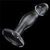 Dildo CRYSTAL 16.5 cm pentru stimulare punctul G si prostata, flexibil, transparent