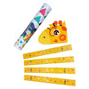 Metru masurare inaltime copii cu model magnetic 3D Girafa si sticker autocolant, 70 cm - 180 cm