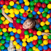 Set 100 Mingiuțe Colorate pentru Copii – Bile din Plastic Moale pentru Piscină, Tarc și Loc de Joacă