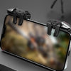 Trigger controller gaming pentru telefon, cu precizie ridicata si carcasa transport, pentru PUBG/Fortnite/Apex/Call of Duty/Free Fire, aliaj de aluminiu + ABS