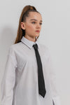 ELODIE - Cravata de copii pentru uniforme scolare, negru