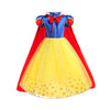 Rochie printesa Alba ca Zapada pentru fete, costumatie joc de rol petreceri, serbari, carnaval si cadou ideal pentru sarbatori, aniversari sau zile de nastere