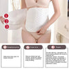 Centura abdominala postnatala din bumbac, corset ajustabil si modelator ideal pentru recuperare dupa nastere, cezariana, operatii - alb