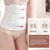 Centura abdominala postnatala din bumbac, corset ajustabil si modelator ideal pentru recuperare dupa nastere, cezariana, operatii - alb