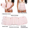 Centura abdominala postnatala din bumbac, corset ajustabil si modelator ideal pentru recuperare dupa nastere, cezariana, operatii - alb