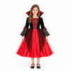 Rochie prințesă vampir pentru fetițe, costumație joc de rol pentru petreceri, carnaval și cadou ideal pentru Halloween