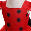 Rochie Miraculous Ladybug cu accesorii pentru fetite, costumatie joc de rol Buburuza petreceri, serbari, carnaval si cadou ideal pentru sarbatori, aniversari sau zile de nastere