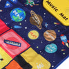 Covoraș muzical interactiv tip pian pentru copii, cu 8 instrumente și 10 melodii pentru joacă și dans, 126 × 46 cm