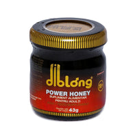 Diblong Power Honey - supliment alimentar pentru adulți cu miere și asocieri de plante care susțin sănătatea sexuală și funcția de reproducere, 43 g