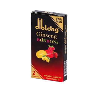 Diblong Ginseng Bonbons - supliment alimentar pentru bărbați, bomboane cu ingrediente naturale ce susțin vitalitatea și tonusul, 1 cutie x 2 buc