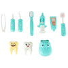 Set dentist pentru copii cu hipopotam si accesorii educative, bleu