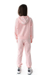 JOYNIA - Trening din bumbac premium cu hanorac si pantaloni, roz blush