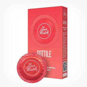 Prezervative profesionale Love Match Sottile, subtiri și rezistente, 6 buc