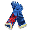 Mănuși din Satin Albastru pentru Fetițe - Accesoriu Rochie de Prințesă, Cosplay, Carnaval și Serbări