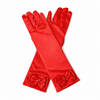 Mănuși din Satin Rosu pentru Fetițe - Accesoriu Rochie de Prințesă, Cosplay, Carnaval și Serbări