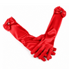 Mănuși din Satin Rosu pentru Fetițe - Accesoriu Rochie de Prințesă, Cosplay, Carnaval și Serbări