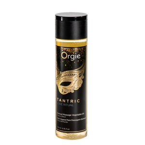 Ulei pentru masaj ORGIE Therapy Orgie Love Ritual – formula naturală cu ulei de argan, aromă orhidee și fructe de padure, 200 ml