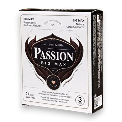 Prezervative PASSION Big Max, 3 bucăți