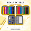 Penar Echipat, Model Pokemon, cu 43 Piese și 3 Compartimente, Multicolor