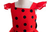Rochie Miraculous Ladybug cu accesorii pentru fetite, costumatie joc de rol Buburuza petreceri, serbari, carnaval si cadou ideal pentru sarbatori, aniversari sau zile de nastere