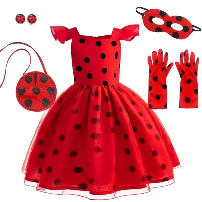 Rochiță Buburuză cu accesorii – imagine 2