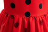 Rochie Miraculous Ladybug cu accesorii pentru fetite, costumatie joc de rol Buburuza petreceri, serbari, carnaval si cadou ideal pentru sarbatori, aniversari sau zile de nastere