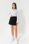 NAMIRI - Fusta/pantalon din stofa, skort negru