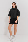 NAMIRI - Fusta/pantalon din stofa, skort negru