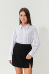 NAMIRI - Fusta/pantalon din stofa, skort negru