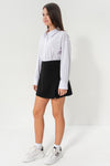NAMIRI - Fusta/pantalon din stofa, skort negru
