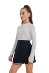 NAMIRI - Fusta/pantalon din stofa, skort bleumarin