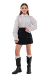 KELLY - Fusta/pantalon din stofa, skort bleumarin