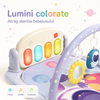 Saltea de Activități cu Pian pentru Bebeluși, cu Lumini, Sunete și Jucării Suspendate – Model Cosmos, +0 luni