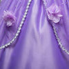 Rochie printesa Sofia pentru fete, costumatie joc de rol petreceri, serbari, carnaval si cadou ideal pentru sarbatori, aniversari sau zile de nastere