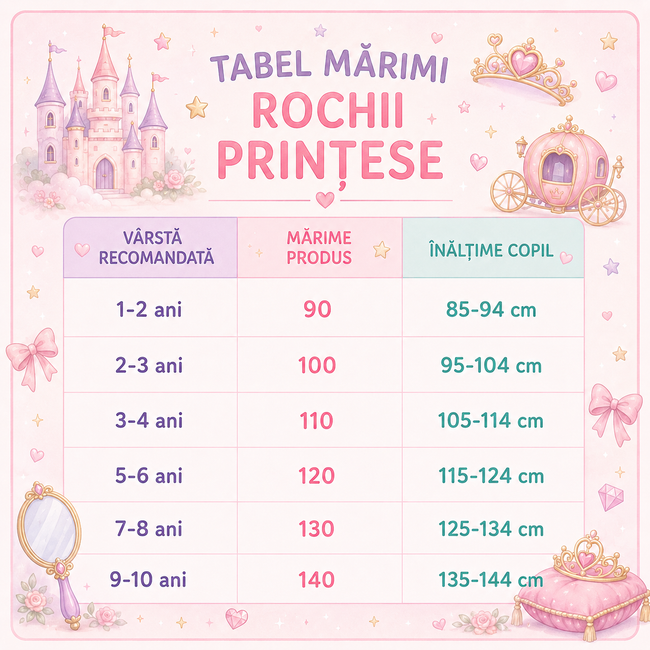 Tabel de mărimi