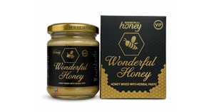 Wonderful Honey Miere naturală tonică, Supliment natural pentru vitalitate, bărbați și femei, 240 gr
