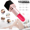 Mini vibrator in forma de ruj Secret Lipstick cu 10 moduri de vibratii si incarcare USB, silentios, rezistent la apa, silicon premium